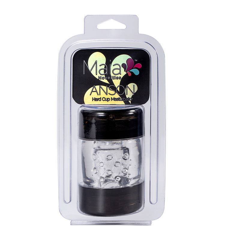 ANSON Crystal Clear Hard Cup TPE Masturbator