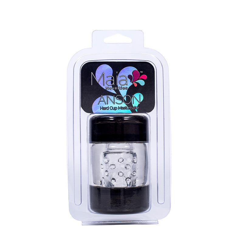 ANSON Crystal Clear Hard Cup TPE Masturbator