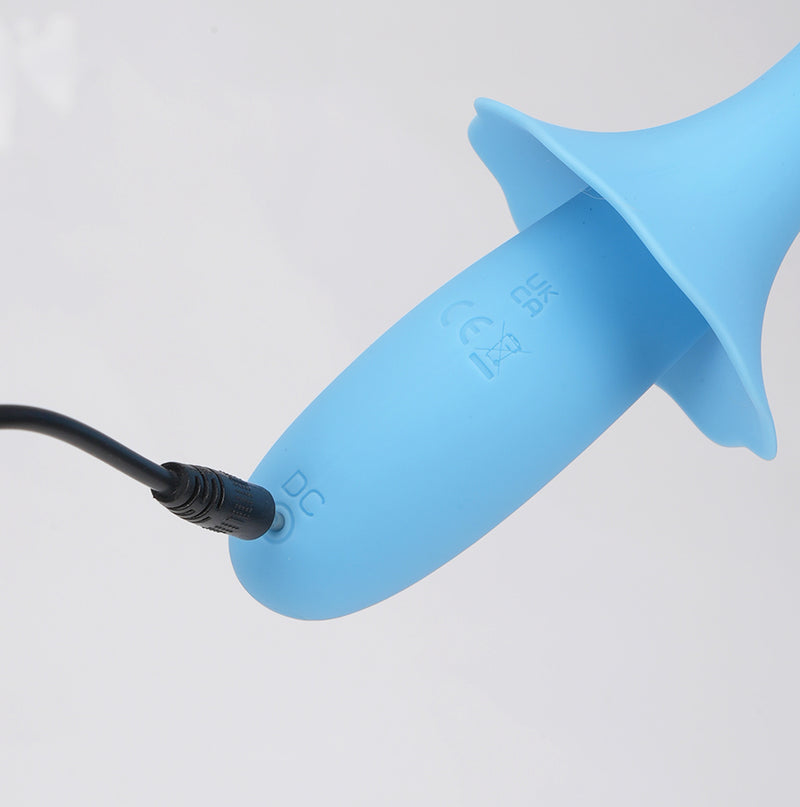 SIENNA Blue Vibelite 10-Function Rechargeable Fluttering Silicone Vibrator