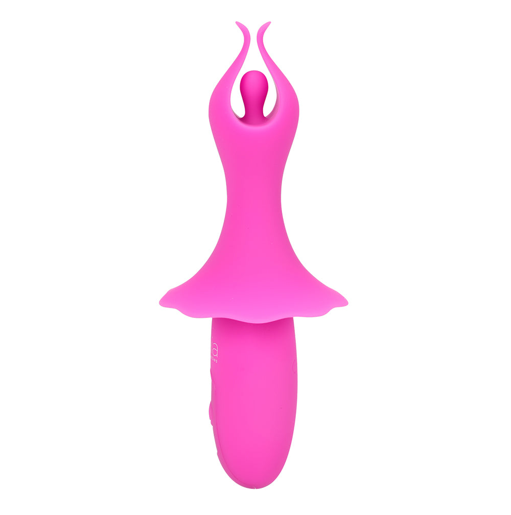 SIENNA Pink Vibelite 10-Function Rechargeable Fluttering Silicone Vibrator
