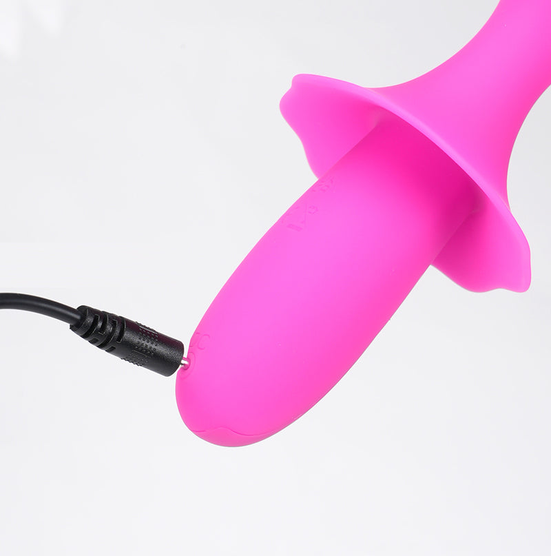 SIENNA Pink Vibelite 10-Function Rechargeable Fluttering Silicone Vibrator