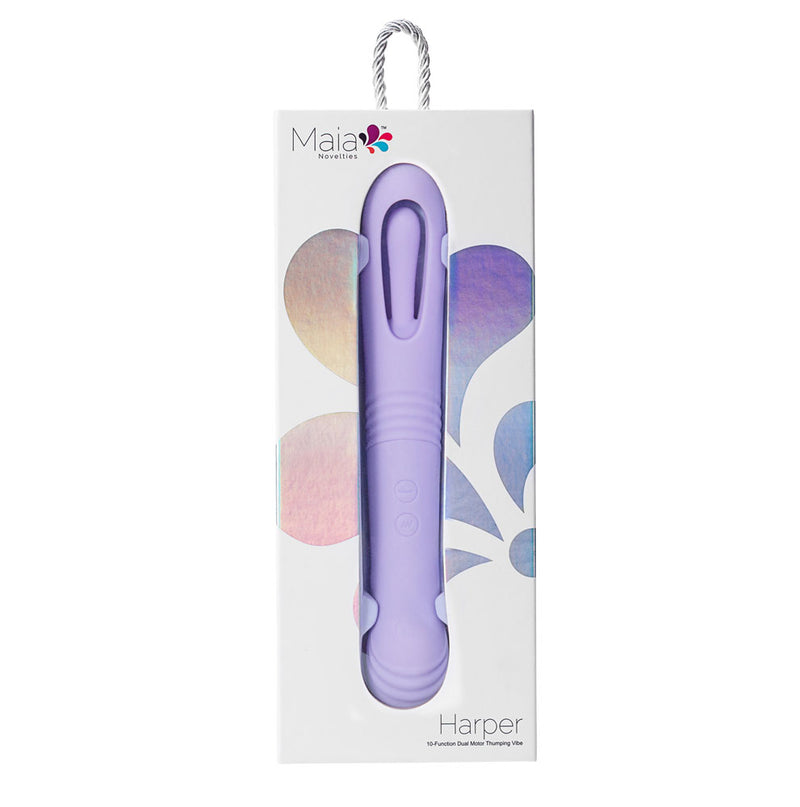 HARPER Rechargeable 10-Function Dual Motor Thumping Vibe