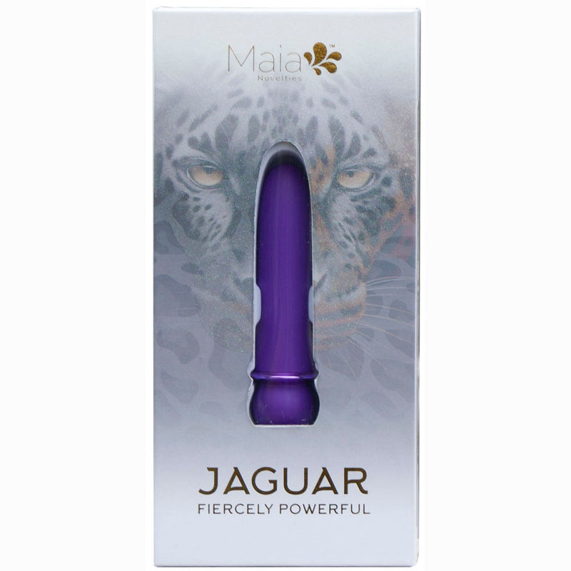 JAGUAR PURPLE 10-Function Rechargeable Silicone Coated Super-Charged Bullet