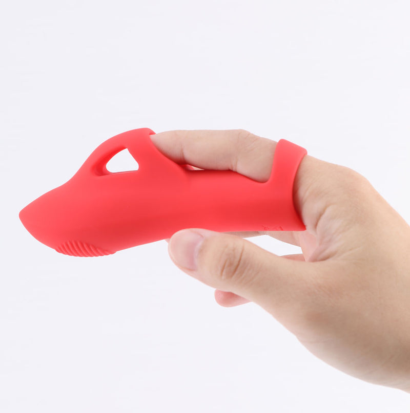 LANA RED Vibelite 6-Function 3-Speed Liquid Silicone Finger Vibrator