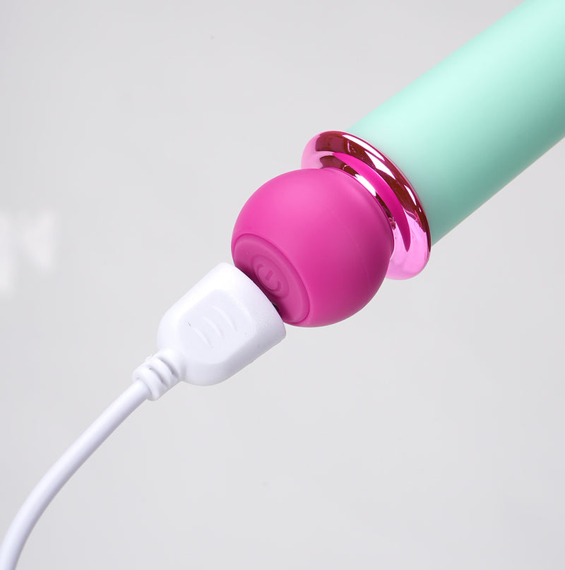 RORI TEAL Super Charged X-Long 10-Function Rechargeable Bullet Vibrator (Jaguar Power)