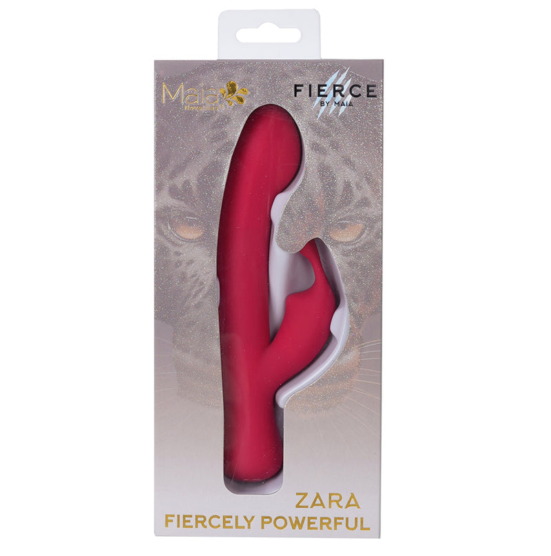 ZARA RED 10-Function Rechargeable Rabbit Vibe (Jaguar Power)