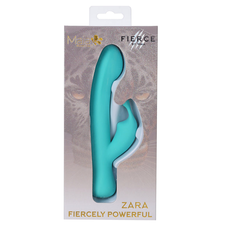 ZARA TEAL 10-Function Rechargeable Rabbit Vibe (Jaguar Power)