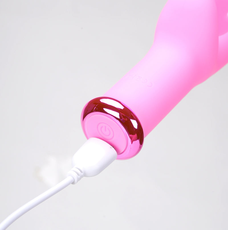 MYLA PINK 10-Function Rechargeable Butterfly G-Spot Vibrator (Jaguar Power)