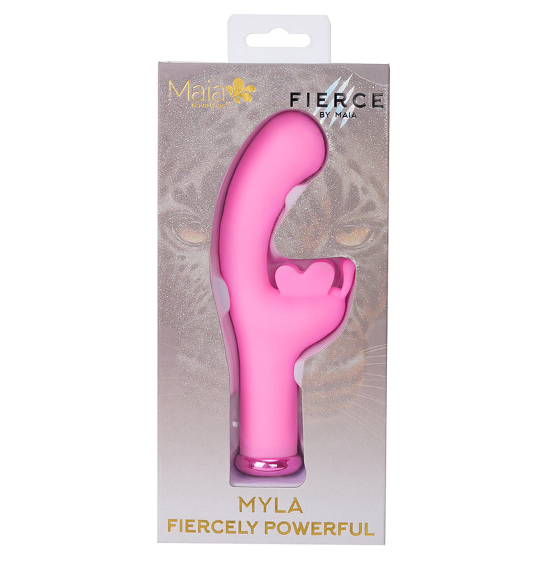 MYLA PINK 10-Function Rechargeable Butterfly G-Spot Vibrator (Jaguar Power)