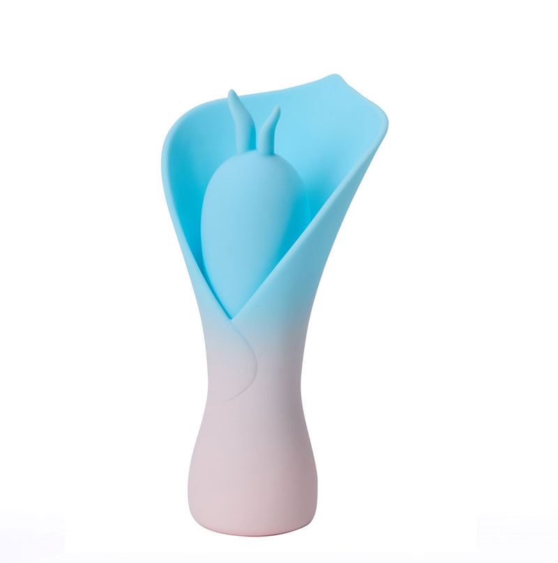 MINA PINK Jaguar Powered 10-Function Mini Silicone Fluttering Flower Vibrator