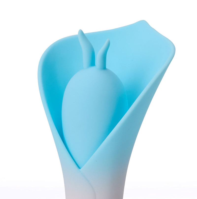 MINA PINK Jaguar Powered 10-Function Mini Silicone Fluttering Flower Vibrator