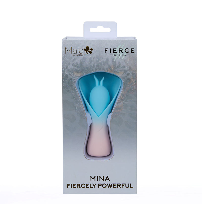 MINA PINK Jaguar Powered 10-Function Mini Silicone Fluttering Flower Vibrator