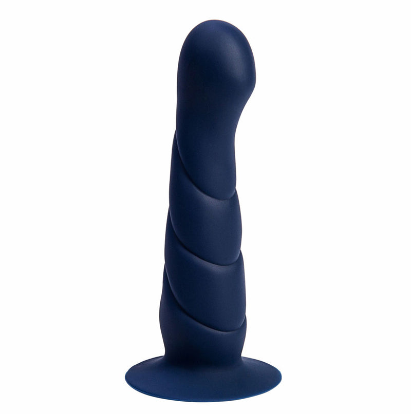 MARIN 8 Inch Liquid Silicone Suction Cup Dong Blue