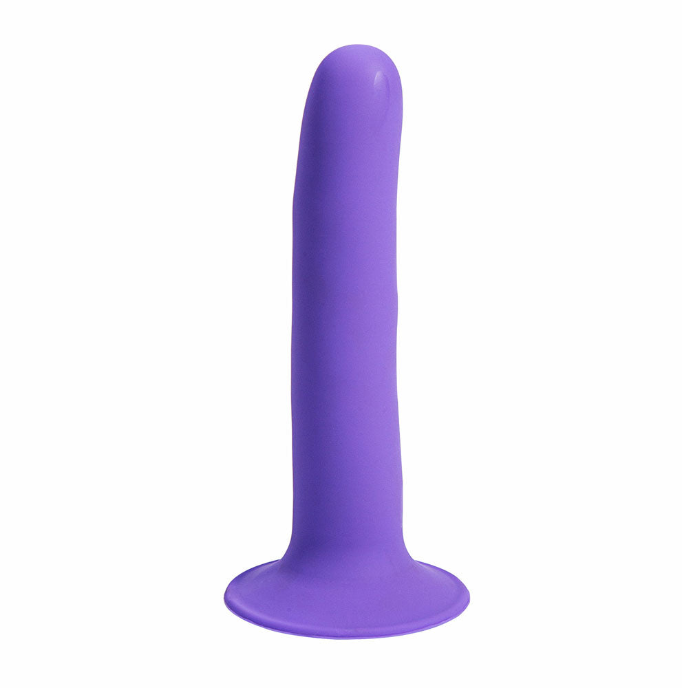 MARIN 8 Inch Liquid Silicone Suction Cup Dong Purple
