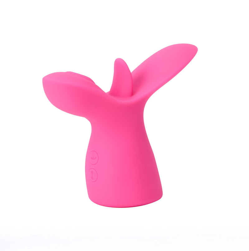 OASIS PINK Dual Motor 3+10 Function Silicone Licking Thumping Vibrator