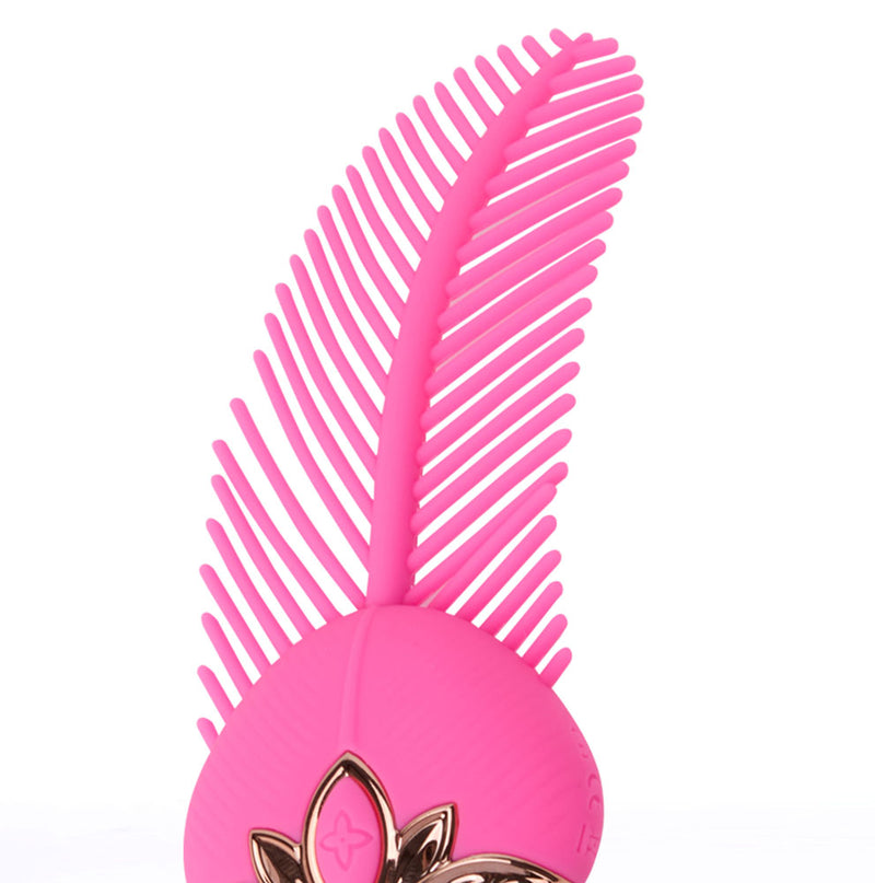RAYNE PINK 3+7 Function Silicone Feather Vibrator