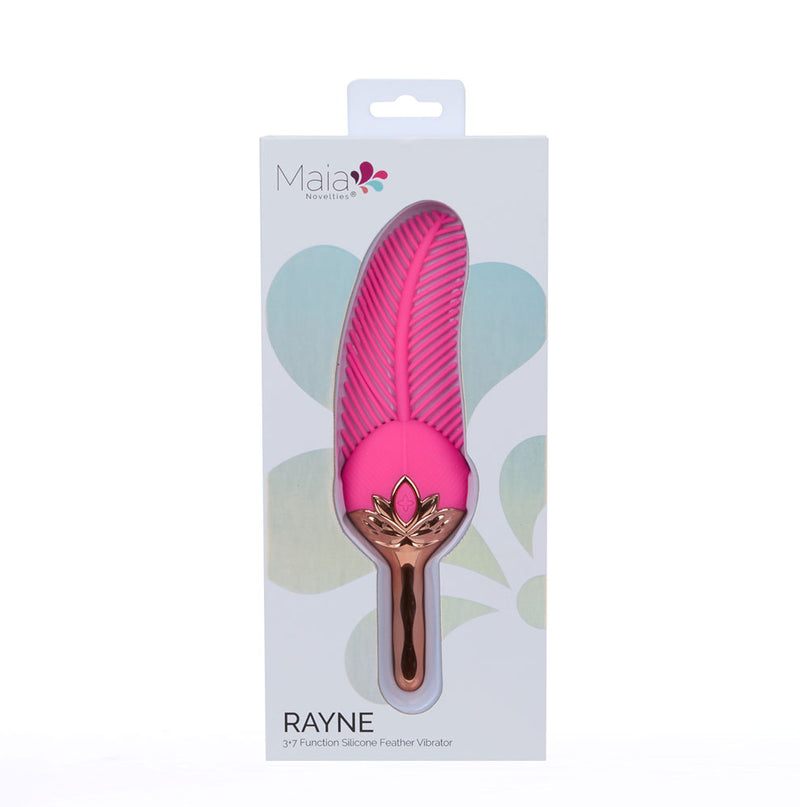 RAYNE PINK 3+7 Function Silicone Feather Vibrator