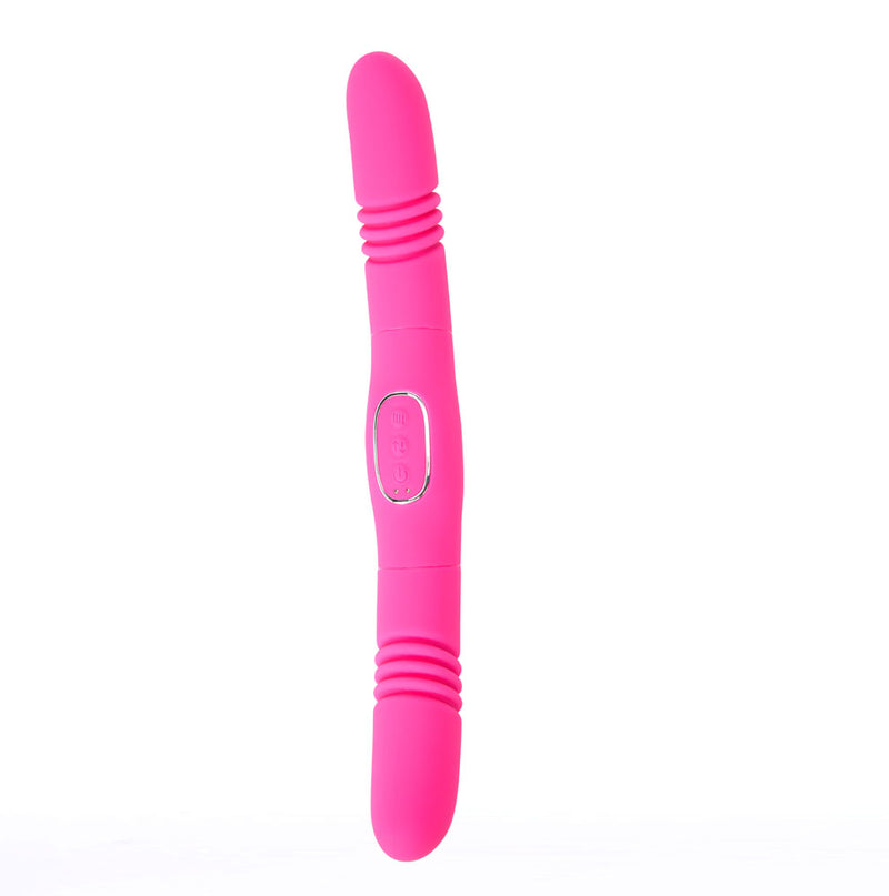 ZENA PINK 10-Function 3-Speed Dual Thrusting Vibrating Dildo