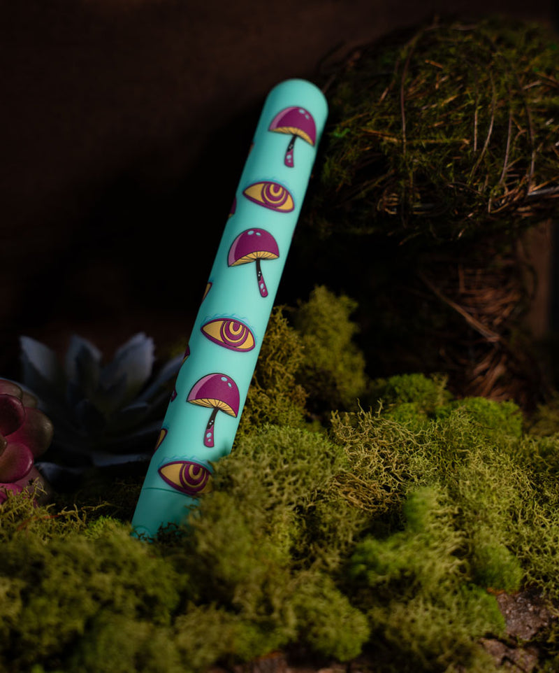 LUCY Mushroom Pattern Rechargeable X-Long Bullet