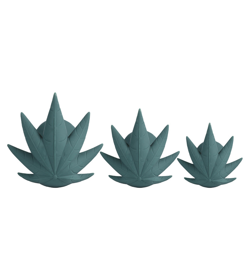 Doobies POT Leaf Anal Trainer Silicone Set - 3 Sizes 420 Series