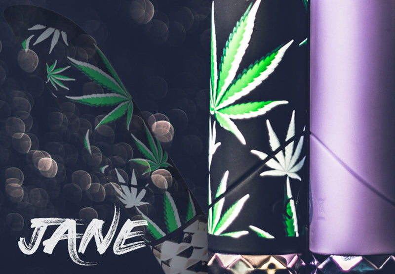 JANE 420 Series Crystal Gems USB Rechargeable 25-Function Bullet