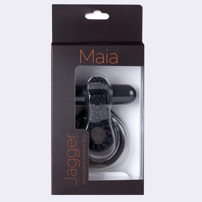 JAGGER USB Rechargeable Vibrating Erection Enhancer Ring