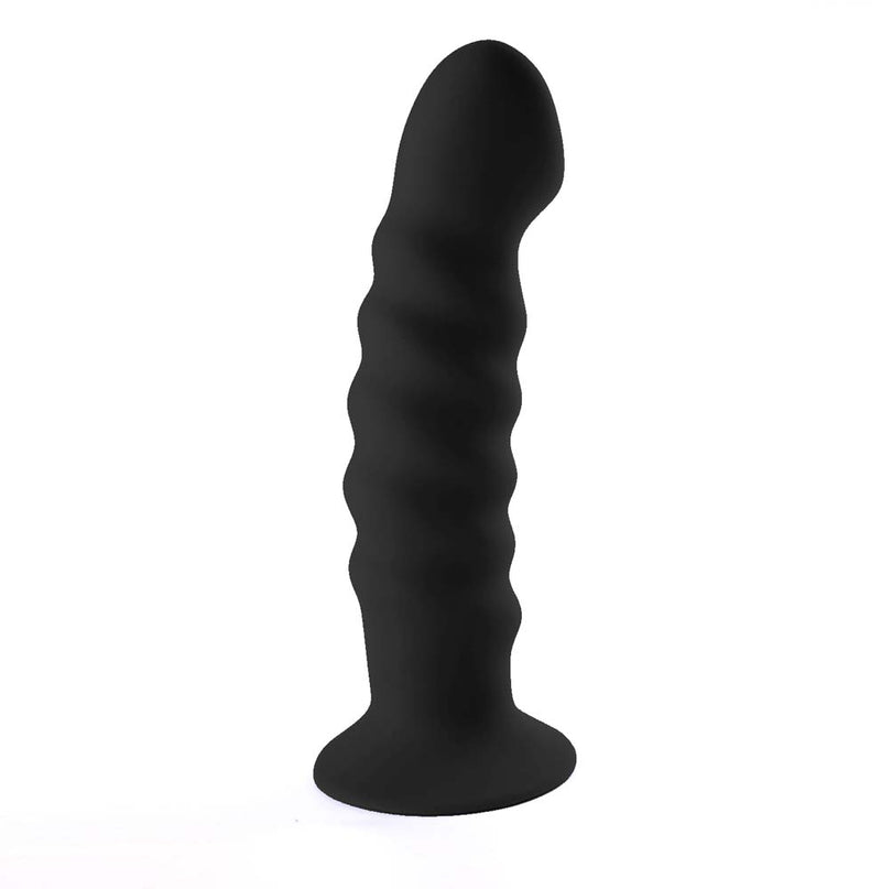 KENDALL Silicone Dong Swirled Satin Finish - BLACK