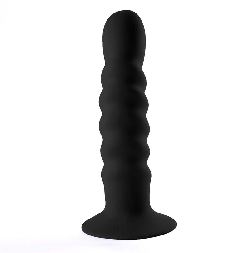 KENDALL Silicone Dong Swirled Satin Finish - BLACK