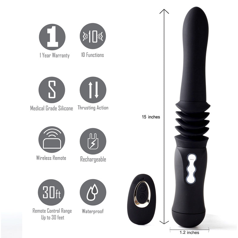 MAX USB Rechargable Silicone Thrusting Portable Love Machine