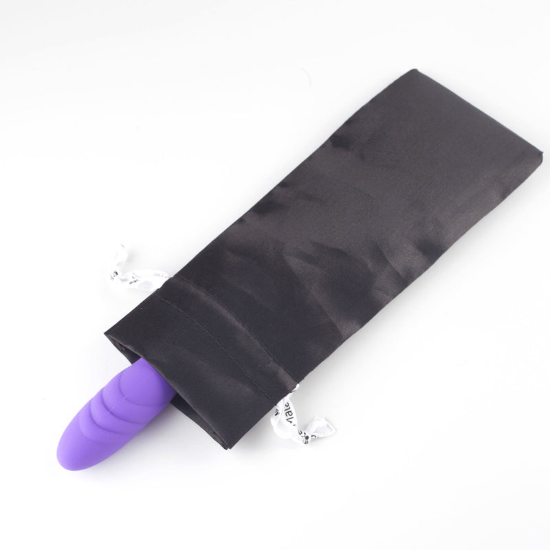 MARGO USB Rechargeable Silicone 10-Function Textured Bullet Vibrator - NEON PURPLE