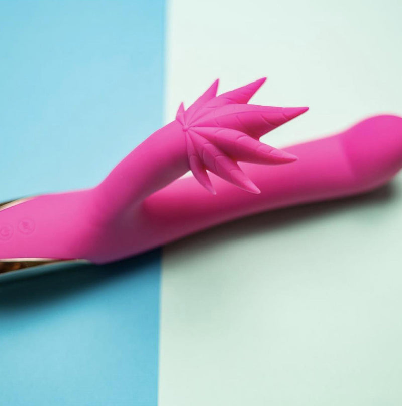 MAUI DUAL MOTORS G-SPOT POT LEAF VIBRATOR RECHARGEABLE 420 Series
