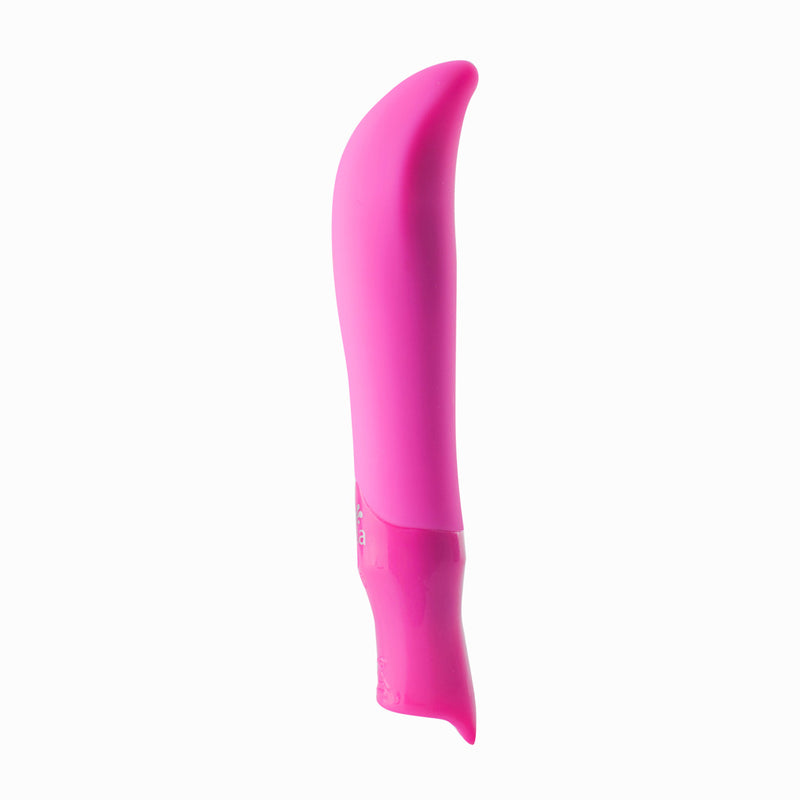 MADDIE USB Rechargeable Silicone 10-Function G-Spot Bullet Vibrator - NEON PINK
