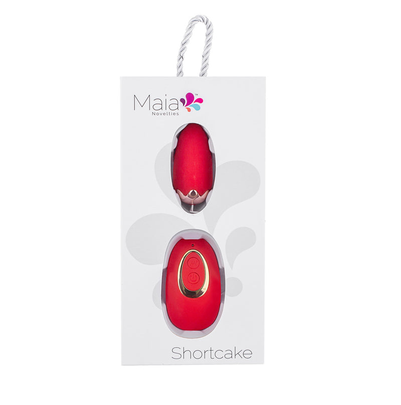 SHORTCAKE Rechargeable Strawberry Silicone Remote Control Egg