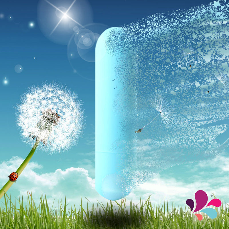 JESSI USB Rechargeable Super Charged Mini Bullet Teal Blue