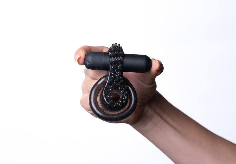 JAGGER USB Rechargeable Vibrating Erection Enhancer Ring
