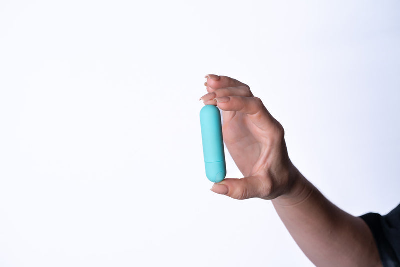 JESSI USB Rechargeable Super Charged Mini Bullet Teal Blue