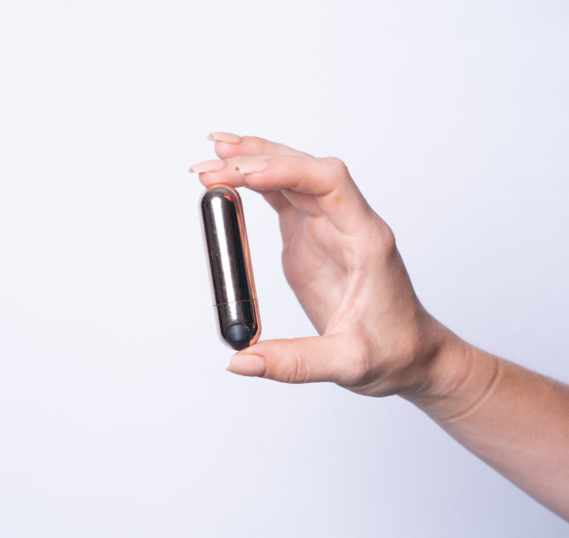 JESSI USB Rechargeable Super Charged Mini Bullet ROSE GOLD