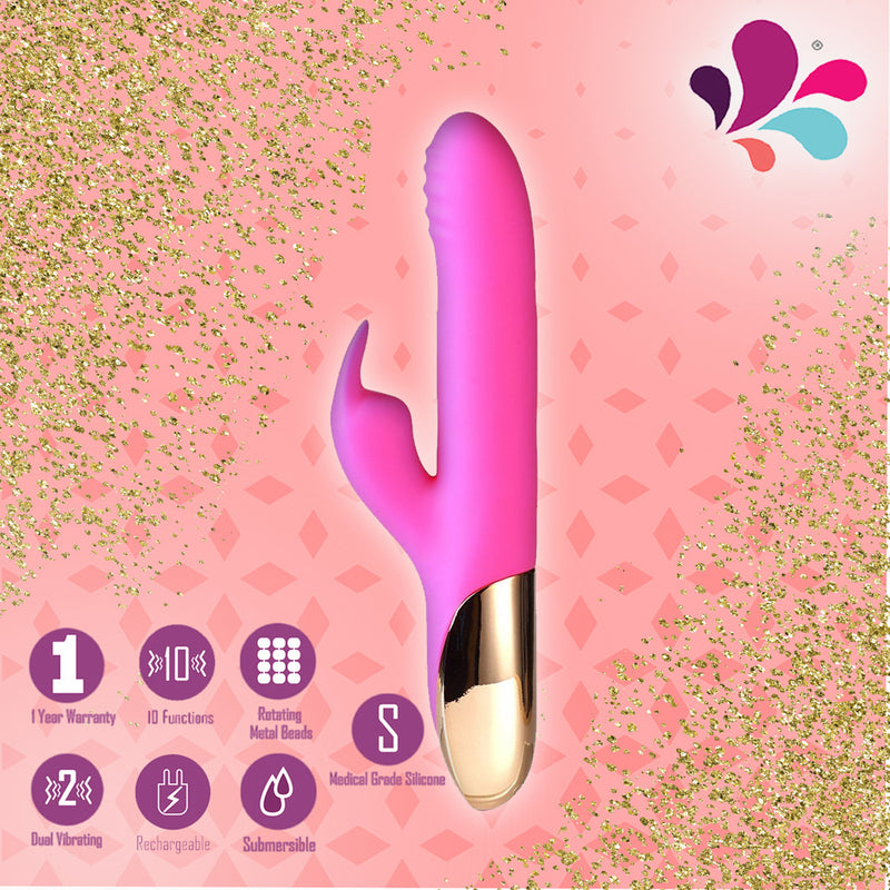 Dream USB Rechargeable 10/4 Function Rabbit Vibrator