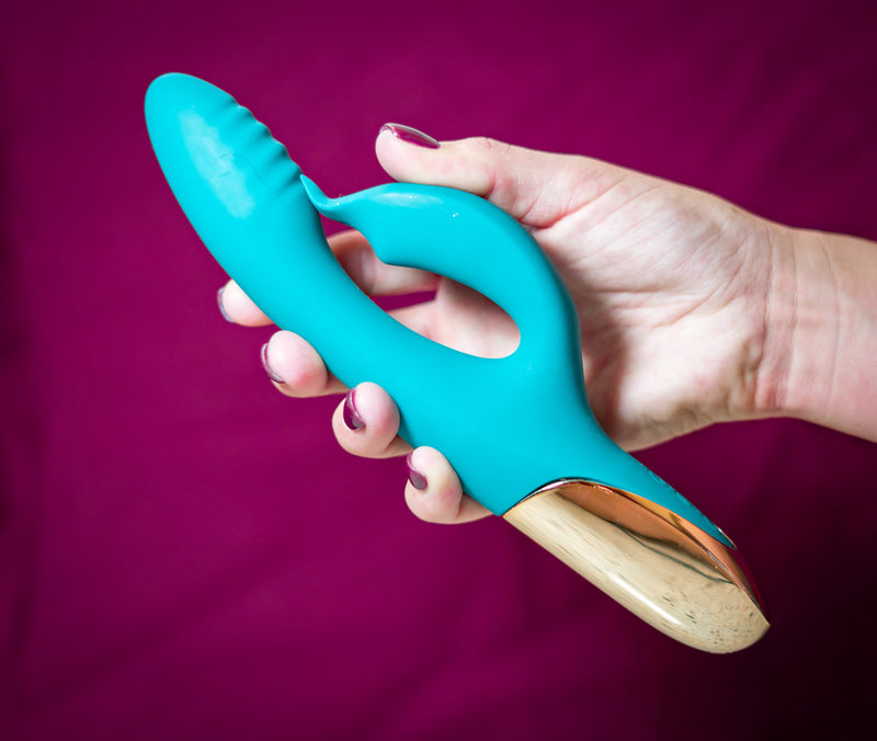 SKYLER USB Rechargeable Silicone Bendable Rabbit