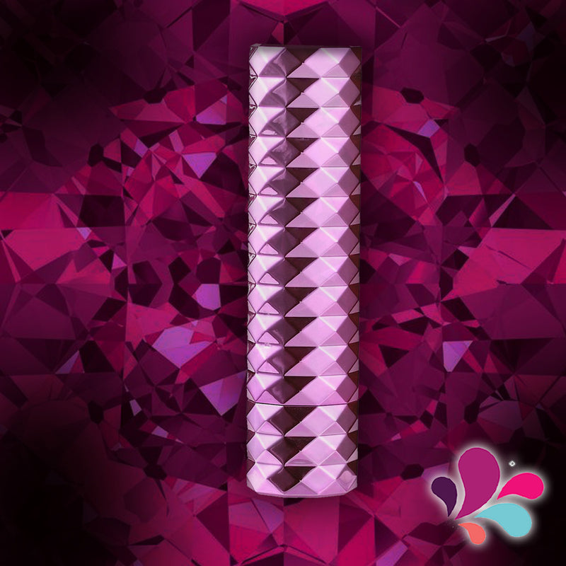 ROXIE Crystal Gems USB Rechargeable Lipstick Bullet Vibrator Pink