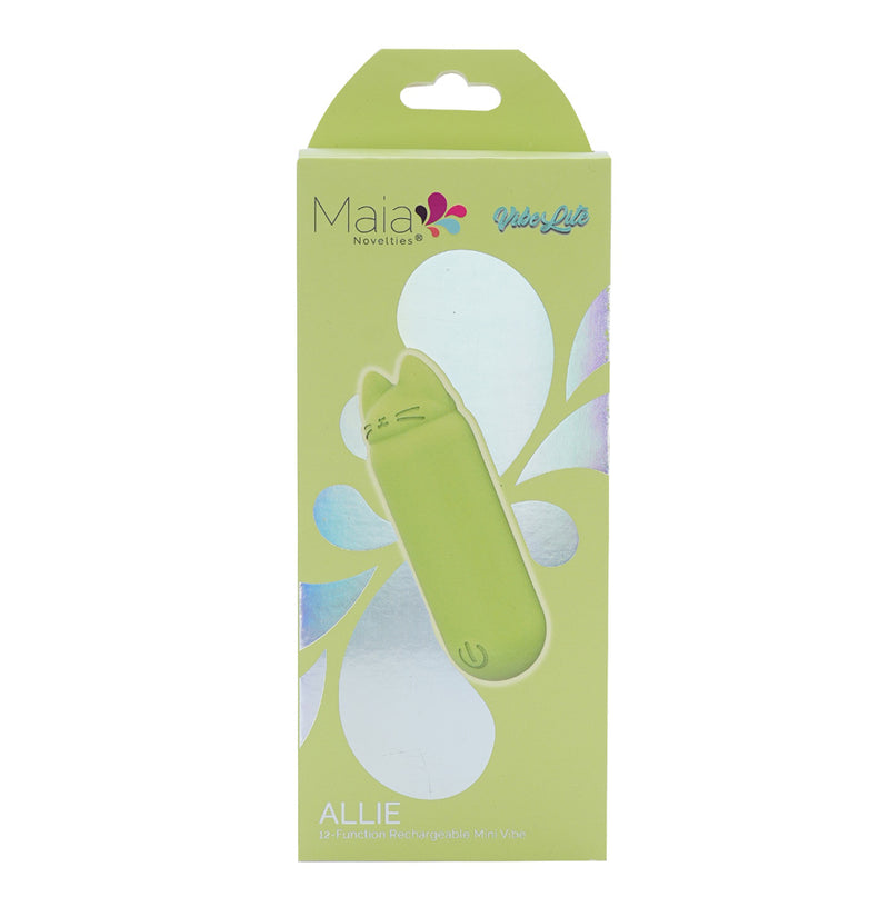 ALLIE GREEN Vibelite 12-Function Rechargeable Mini Rabbit Vibe