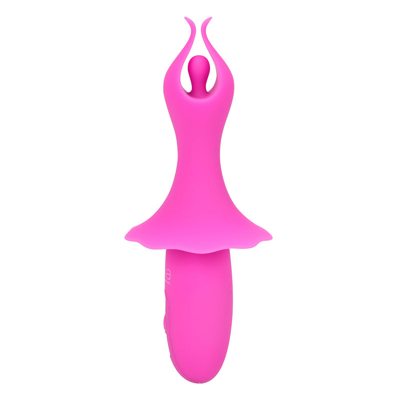 SIENNA Pink Vibelite 10-Function Rechargeable Fluttering Silicone Vibrator