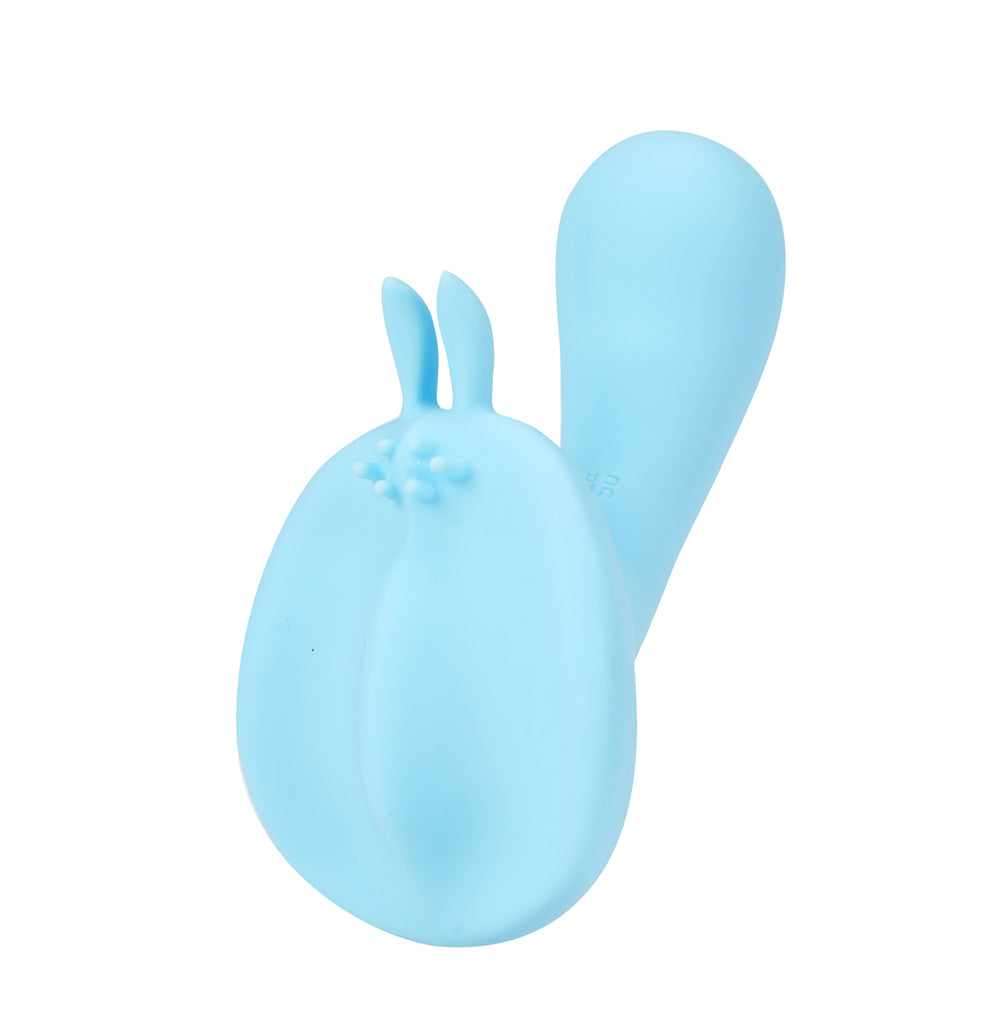 AVERI Blue 10-Function Dual Vibration Liquid Silicone Vibrator