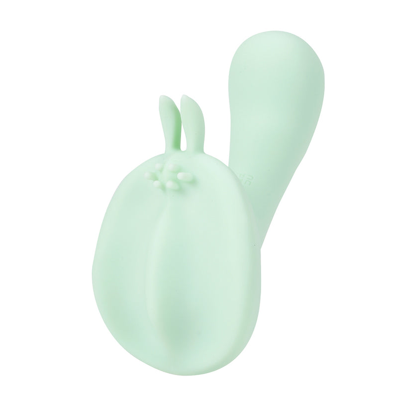 AVERI Green 10-Function Rechargeable Dual Vibration Liquid Silicone Vibrator