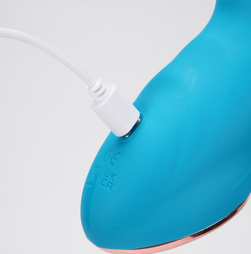 Kennedi Blue 25-Function Rechargeable Triple Action Rabbit Vibrator