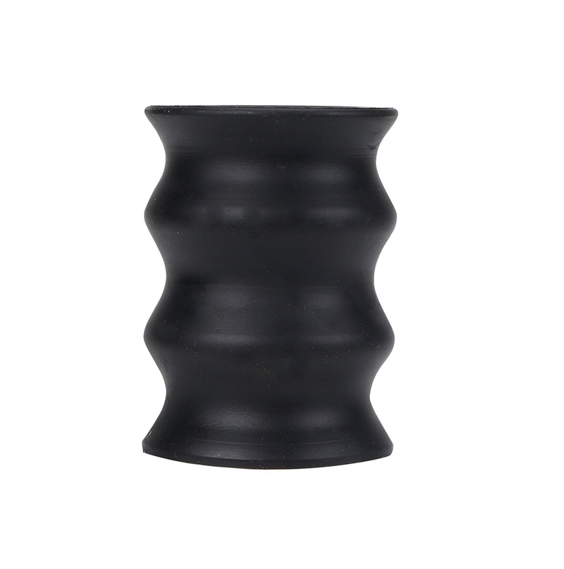 ELI Black Vibelite 4-Inch Textured Liquid Silicone Stroker