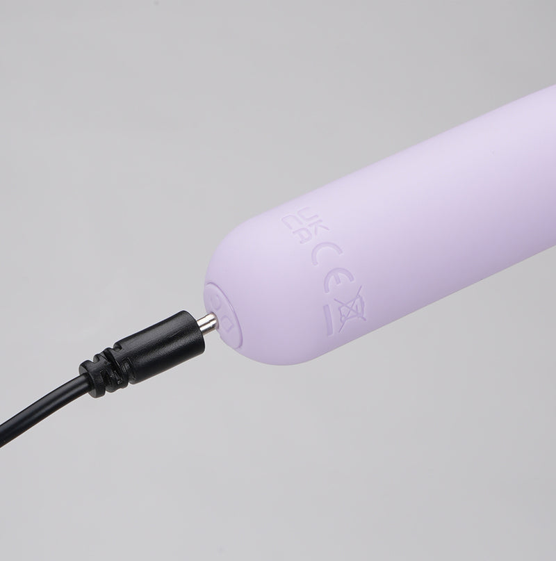 TAWNI Vibelite 12-Function Rechargeable Silicone Flickering Vibrator Lavender