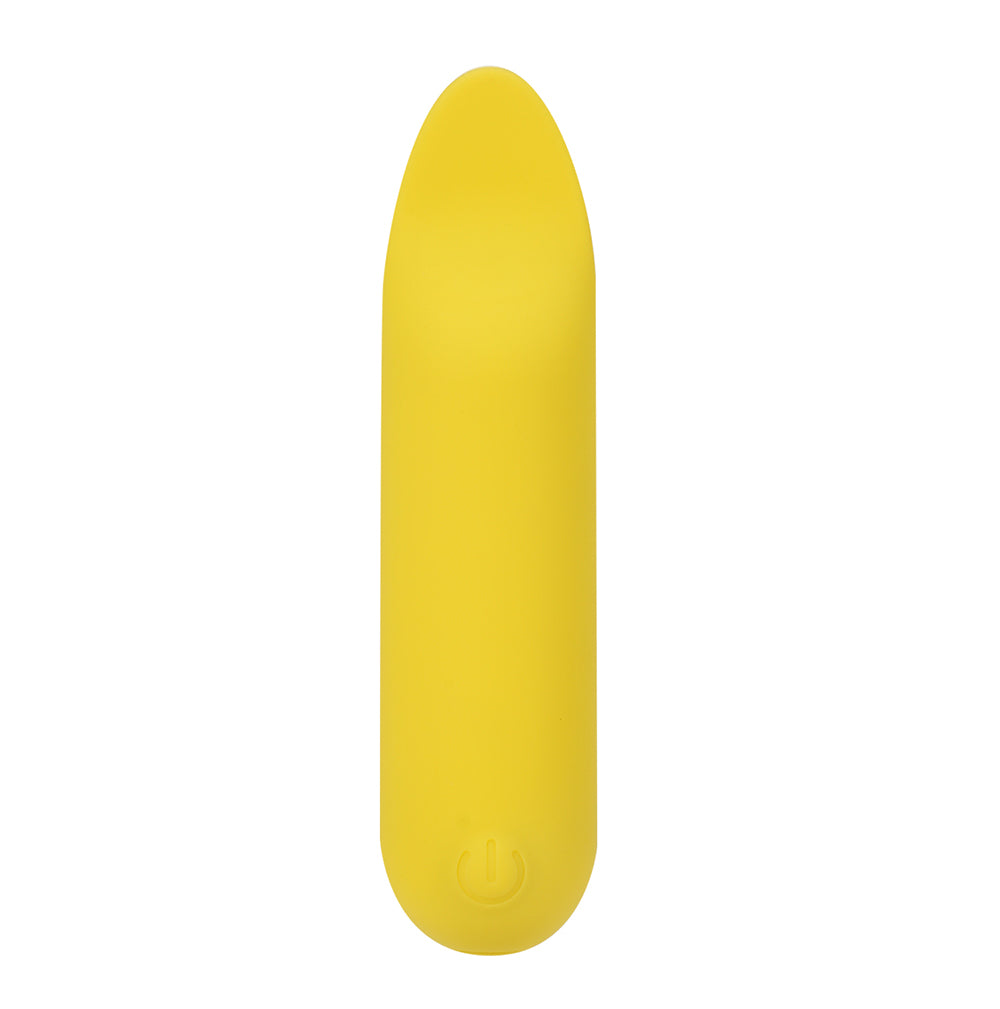 TAWNI Vibelite 12-Function Rechargeable Silicone Flickering Vibrator Yellow