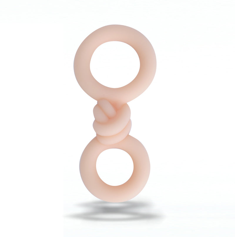 COOPER Liquid Silicone Dual Super Stretch C-Ring - VANILLA