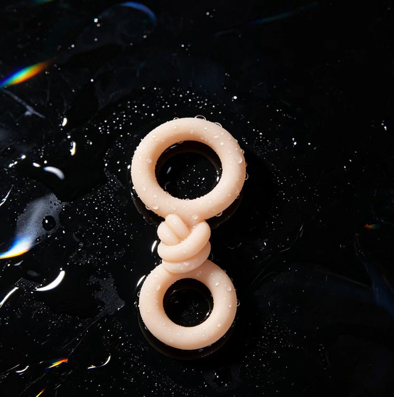 COOPER Liquid Silicone Dual Super Stretch C-Ring - VANILLA